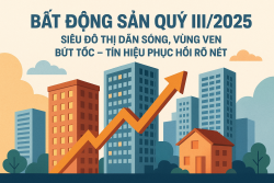 Bất động sản quý III/2025: Siêu đô thị dẫn sóng, vùng ven bứt tốc – tín hiệu phục hồi rõ nét