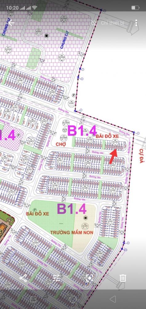 BÁN LIỀN KỀ THANH HÀ B1.4 2 MẶT THOÁNG GIÁ RẺ 2,880 TỶ LH 0988 846 847