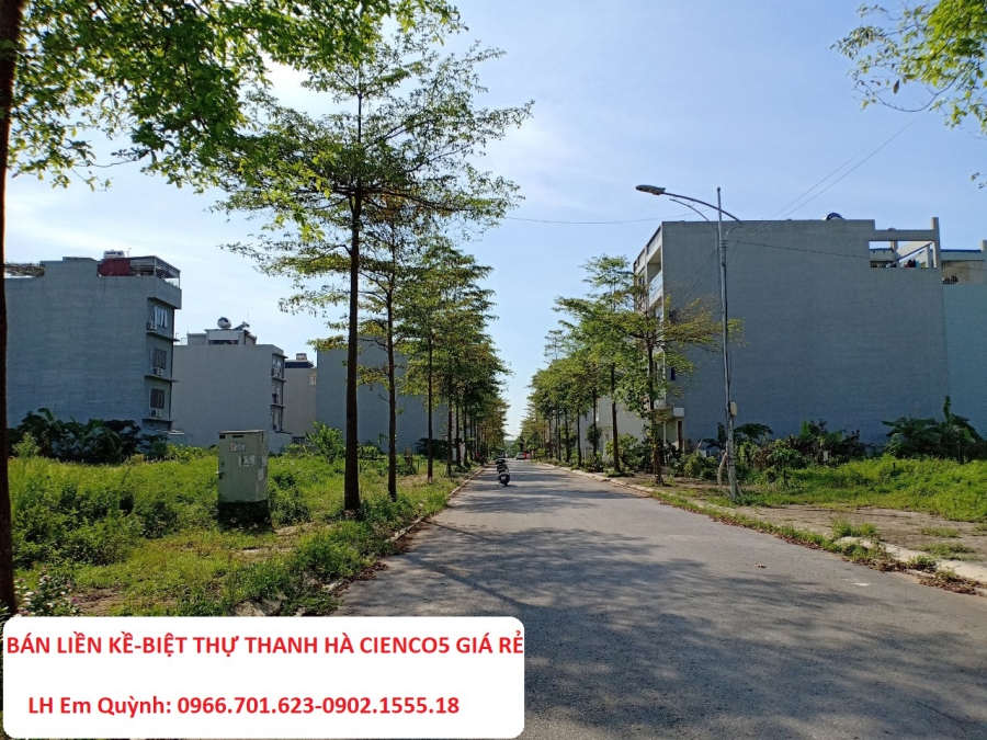Cần bán liền kề Thanh Hà Cienco A1.2 LK6 Ô 4 giá rẻ nhất thị trường