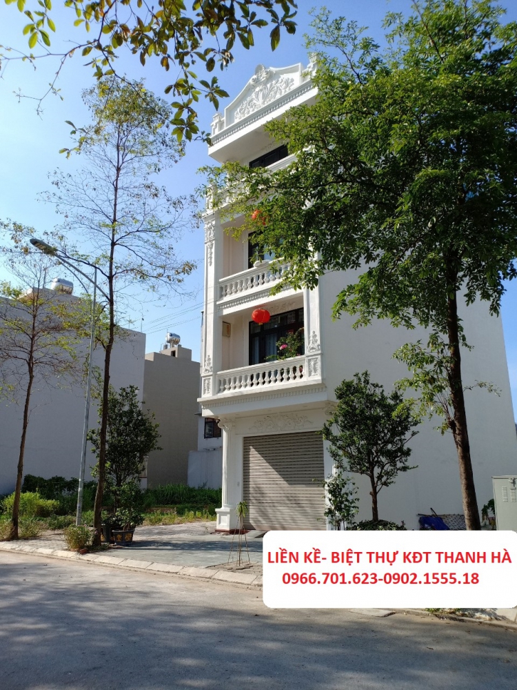 Bán rẻ liền kề Thanh Hà Cienco, khu B1.1 LK5 Ô 10 nhìn chung cư,2 mặt thoáng.